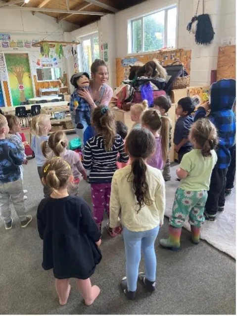 Tamariki are part of a centre that values local connection and shared celebration. at Parkside Grove