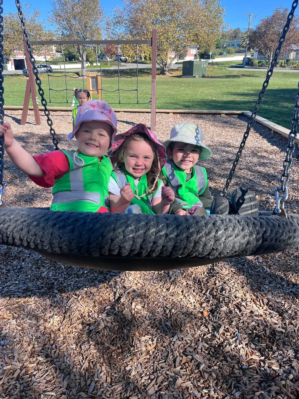 Children enjoying outdoor play at Parkside Grove