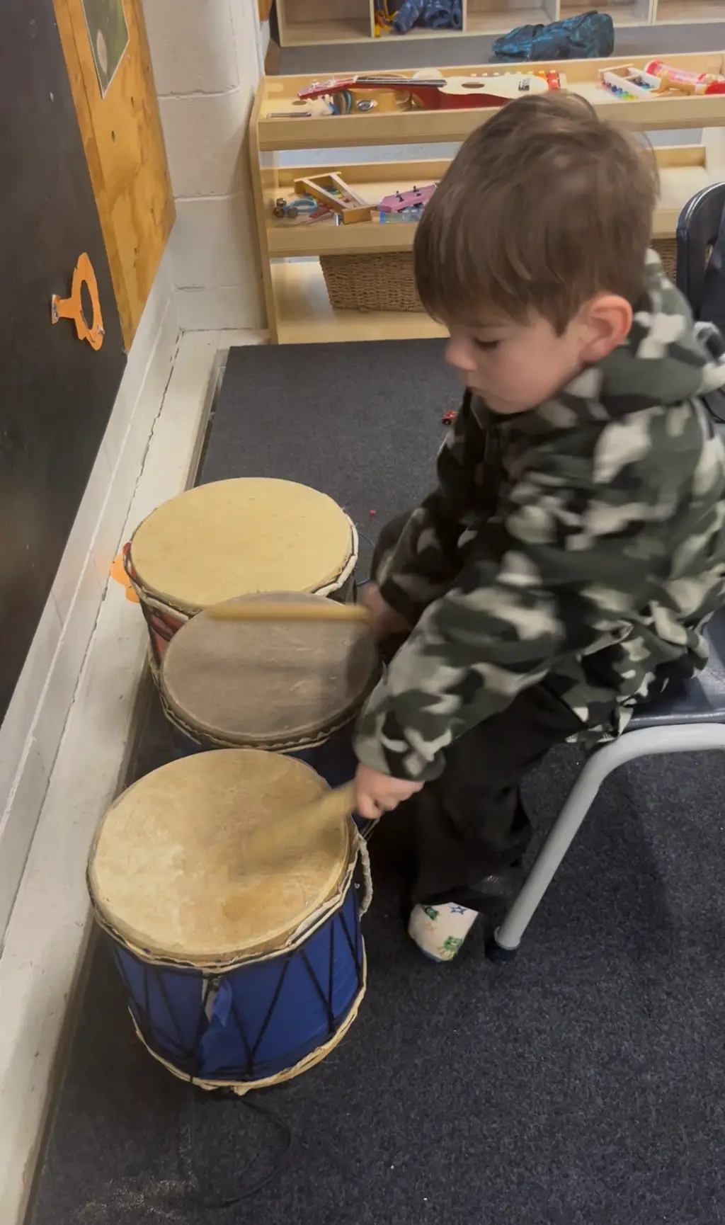 Our own portable stage gives tamariki a place to perform, create, and explore the performing arts. at Parkside Grove